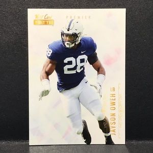 JAYSON OWEH 2021 Wild Card Matte Premier White Baltimore Ravens RC MBC-30